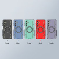 Coque de téléphone magnétique antichoc à dissipation thermique, design blindé TPU+PC, populaire et tendance, best-seller