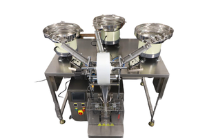 Machine automatique de comptage et d'emballage de vis avec emballage, étiquetage et scellage sous film pour la pesée et l'emballage de vis de quincaillerie - Product Image 2