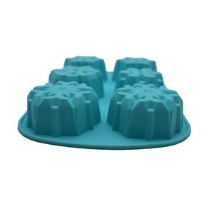Handmade Christmas <b>Silicone</b> Cake Diy <b>Baking</b> Tools Snowflake Shaped Soap Mold - Product Image 6