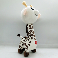 Shengye Fabricant CPC CE BSCI Jouet en peluche personnalisé Mini animal de dessin animé Girafe blanche en fourrure pour les cadeaux des enfants et des adultes pour les fêtes