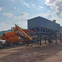 Petite usine portative mobile de mélangeur concret de tambour pour des projets de construction équipement concret Offre Spéciale de centrale de mélange