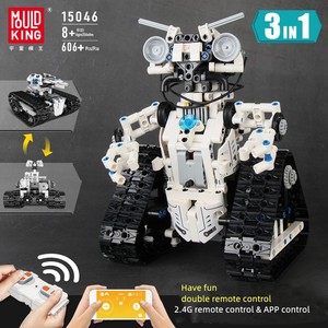 Bộ Gạch Đồ Chơi Khối Xây Dựng Siêu Nhỏ Thông Minh Transbot 3 Trong 1 Mold King 15046 Đồ Chơi <span class=keywords><strong>Robot</strong></span> Điều Khiển Từ Xa Khối Xây Dựng - Product Image 3