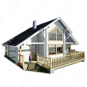 Cabane d'été en bois avec terrasse, bois traité sous pression, style traditionnel, pour le camping et l'extérieur - Product Image 1