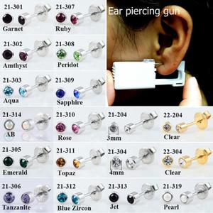 <span class=keywords><strong>Jetable</strong></span> <span class=keywords><strong>Oreille</strong></span> Piercing Boucle D'<span class=keywords><strong>oreille</strong></span> <span class=keywords><strong>Pistolet</strong></span> En Acier Inoxydable 316L Corps Bijoux Sûr pour Enfants Zircon Bijoux De Mariage Cadeau - Product Image 6