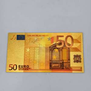 Conjunto Completo de Cédulas de Euro em Folha de Ouro por Atacado em Promoção a Preço de Fábrica Nota de Duas Faces - Product Image 3