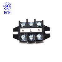 Bloc de bornes en cuivre de 4 mm, 30 A, 3 broches, connecteur de barrette de bornes, bloc de bornes électrique avec CE et ROHS