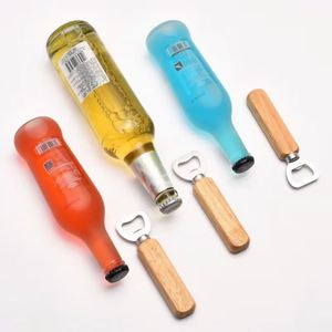 Ouvre-bouteille en bois personnalisé avec texte sur mesure, cadeau souvenir pour mariage, événement d'entreprise et anniversaire - Product Image 2