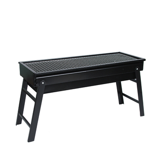 Parrilla de barbacoa portátil de combinación avanzada Soporte Braai Parrilla de barbacoa de carbón plegable de hierro y metal de estilo moderno - Product Image 1