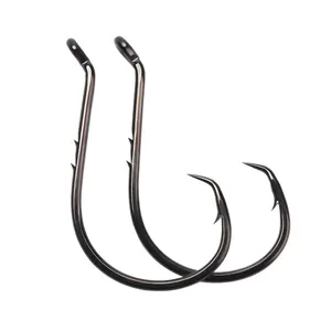4/0 5/0 6/0 8/0 Octopus Circle Hook With 2 Slices for Tuna Catfish High Carbon Steel Inline Bait Holder Hook