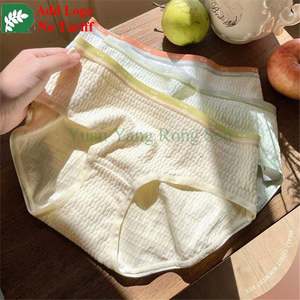 Braguitas de Cintura Media para Estudiantes, Transpirables, Sin Costuras, de Proteína de Seda y Algodón Transpirable - Product Image 4