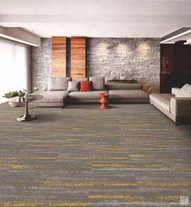 <span class=keywords><strong>Bilder</strong></span> von Teppichfliesen für den Boden Selbstklebende Teppichfliesen in Goldfarbe Einfarbige Teppichfliesen mit PVC-Rückseite - Product Image 1