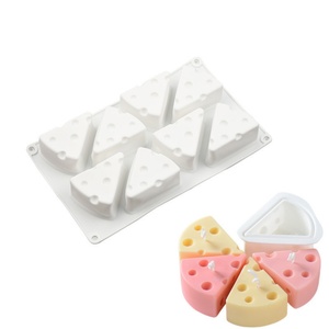 Molde de Silicona para Pastel con Forma de Queso TangChu, Molde para Repostería, Helados y Postres, Modelo G-11, 31x19x4.5CM - Product Image 1
