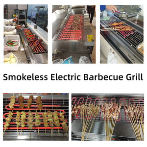 Parrilla de barbacoa portátil de acero inoxidable sin humo eléctrica comercial para restaurantes y tiendas de barbacoa 2025 nuevas tendencias - Product Image 6