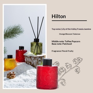 200ml Large Capacity Embossed <b>Reed</b> <b>Diffuser</b> Essential <b>Oil</b> Long Lasting Indoor Fragrance Air Freshener For Home - Product Image 6