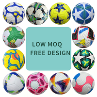 Ballon de football/soccer de taille standard 5 en PU de haute qualité pour l'entraînement sportif et les matchs officiels, vente en gros d'usine