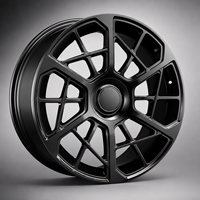 Jantes forgées haut de gamme de 22 pouces pour Zeekr 9X, jantes en alliage personnalisées à rayons multiples de luxe, 5x120 5x130, jantes haute performance