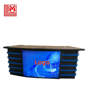 ML ----   Mesa de Transmisión de <span class=keywords><strong>Radio</strong></span> y Televisión, Mesa de Transmisión <span class=keywords><strong>en</strong></span> <span class=keywords><strong>Vivo</strong></span> para Presentadores de <span class=keywords><strong>Radio</strong></span>, Mesa de Entrevistas para Estudio de Televisión - Product Image 4