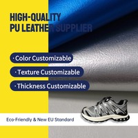 Cuir PU texturé effet vieilli, aspect cuir véritable, avec support non-tissé, épaisseur 1,3 mm, pour chaussures d'extérieur, sacs et accessoires