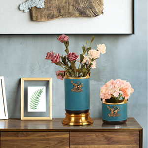 Creative Light Luxury Deer Head Storage Box <b>Oval</b> Multifunctional Organizer For Living Room <b>Coffee</b> <b>Table</b> Tissue Tray - Product Image 2