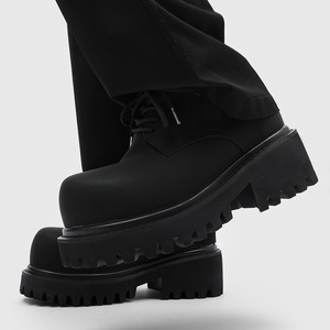 Chaussures Derby Décontractées pour Hommes Printemps 2026, Bout Large, Talon Discret de 10 cm, Chaussures Derby de Luxe - Product Image 2