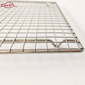 Grille de barbecue extérieure personnalisée en acier inoxydable, résistante à la corrosion, antiadhésive, réutilisable, 16*21cm, 3mm de diamètre - Product Image 3