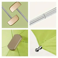 Mini parapluie pliable coupe-vent personnalisé avec logo, compact, de poche, pour la pluie et le soleil, idéal pour les voyages et les affaires, vente en gros, fournisseur chinois