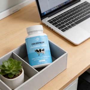 Comprimés de colostrum bovin nourri à l'herbe OEM – Fournisseur d'usine – Colostrum pour le soutien immunitaire (Marque privée) - Product Image 4