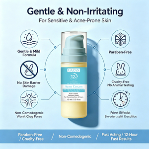 Gel para Eliminar el Acné con Ácido Salicílico y Aceite de Árbol de Té, Marca Privada OEM, Reparación Rápida y Efectiva de Granos y Cicatrices, Antimanchas, Suaviza la Piel, Reduce los Poros - Product Image 4