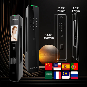 3D riconoscimento facciale Inteligente videochiamata Tuya blocco automatico della porta con impronta digitale intelligente della fotocamera <span class=keywords><strong>serratura</strong></span> della porta con impronta del palmare - Product Image 2