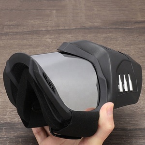 Casque <span class=keywords><strong>de</strong></span> <span class=keywords><strong>moto</strong></span> ouvert avec lunettes et <span class=keywords><strong>masque</strong></span> amovible, lunettes <span class=keywords><strong>de</strong></span> protection <span class=keywords><strong>vintage</strong></span> pour cyclomoteur, <span class=keywords><strong>masque</strong></span> <span class=keywords><strong>de</strong></span> chevalier - Product Image 4