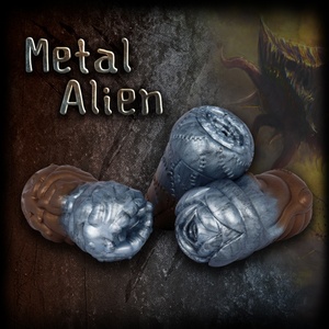 G6125-6127 Masturbador de metal Alien, Masturbador de bolsillo, Copa de entrenamiento para hombres, Productos sexuales para adultos, Proveedor mayorista - Product Image 1