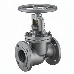 COVNA Vanne de régulation à globe manuelle OEM en fonte, à bride de 4 pouces, haute température, pour vapeur et eau, PN16, avec garantie de 90 jours - Product Image 1