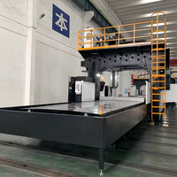 Centre d'usinage à cinq faces de type portique GMC2560, machine de fraisage CNC à 3/4/5 axes