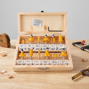 12Pcs <b>Router</b> Bits Set CNC Milling Cutter Tools with Carrying for Wood <b>Router</b> Bits OEM - Product Image 2