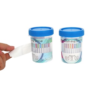 Vasos de prueba de <span class=keywords><strong>orina</strong></span> multipanel con exención CLIA para detección de AMP, BAR, BUP, BZO, COC, MET (MaMP), MTD, OXY, TCA y THC - Product Image 4