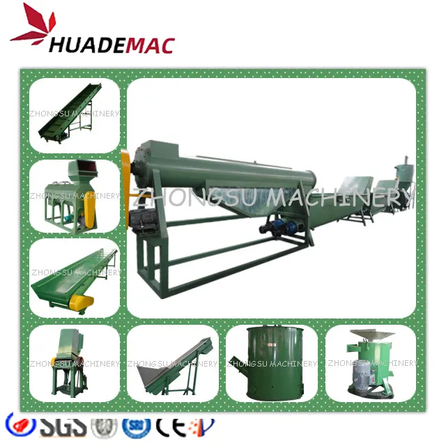 Waste PP PE recycled ldpe hdpe plastic washing machine / line / plant / equipment