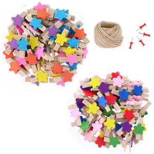 Mollette antivento in legno colorato assortito per uso domestico - Product Image 6