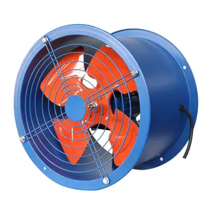 Yüksek hava hacmi düşük gürültü enerji tasarrufu düşük tüketim tüm bakır çekirdek SF eksenel akış fanı