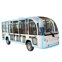 Mini-bus électrique touristique - Style simple, sièges et couleur personnalisables, homologué CE