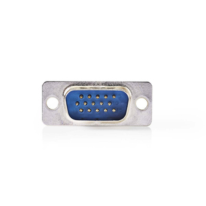 Conector Enchufable Macho VGA de Alta Densidad D-Sub de 15 Pines para Conexión de Pantalla de Monitor de Computadora - Product Image 1