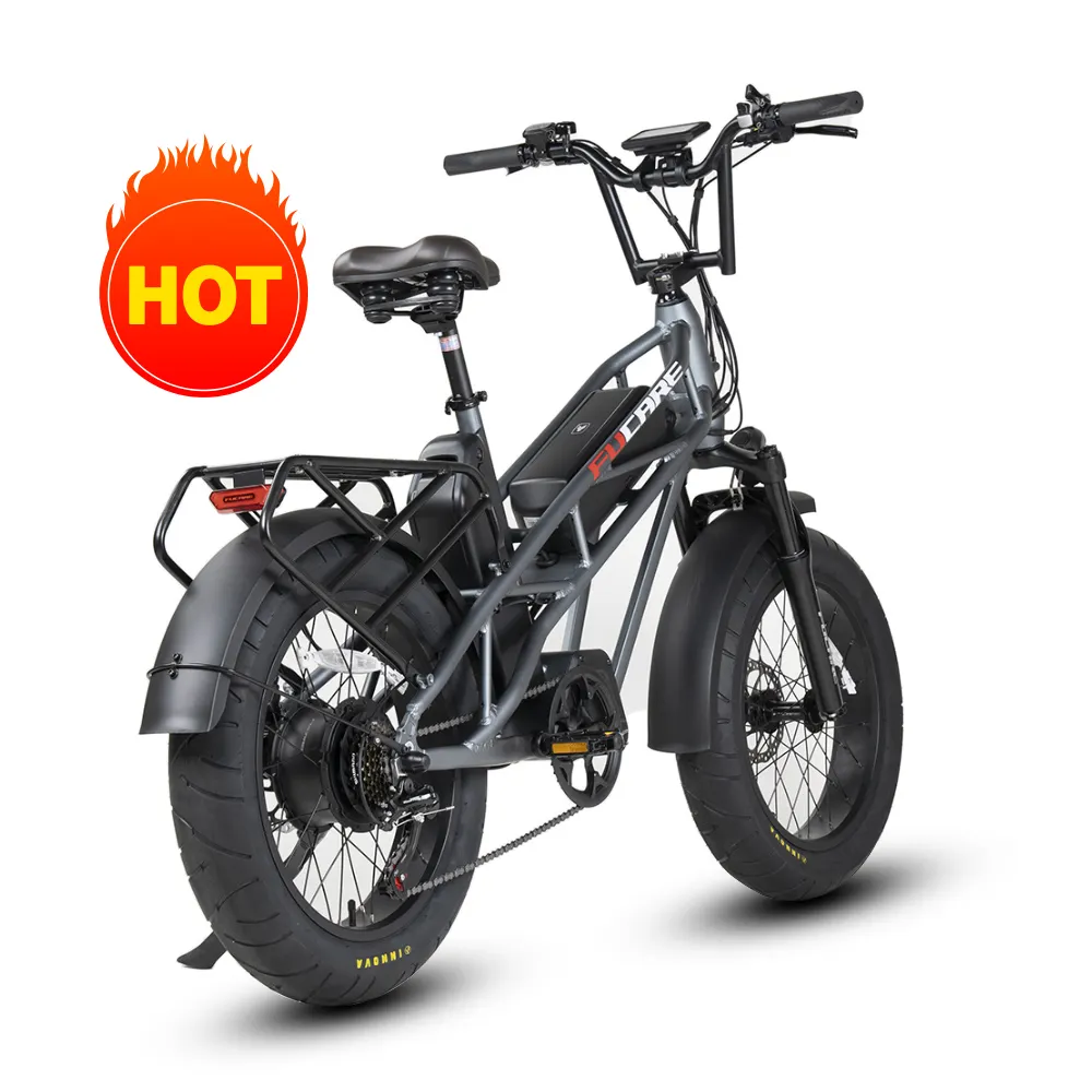 Fucare Eu Magazijn City Cargo Fat Bike Elektrische Hybride Crossmotor Elektrische Fietsen Voor Volwassenen