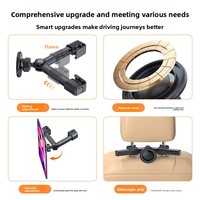 Support magnétique extensible en plastique pour tablette, pour siège arrière de voiture, support dédié pour iPad, support pour téléphone