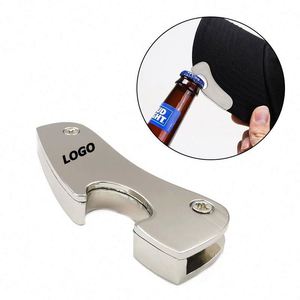 Metal Bottle Opener Hat Accessory - Custom Logo Cap Visor Hardware for Beer Bottle Opener Promo <b>Gift</b> - Product Image 1
