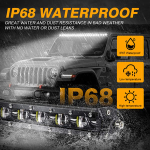 Barre lumineuse LED incurvée anti-poussière <span class=keywords><strong>de</strong></span> 32 37 pouces Faisceau d'inondation grand angle <span class=keywords><strong>de</strong></span> 120 ° pour la conduite <span class=keywords><strong>de</strong></span> <span class=keywords><strong>nuit</strong></span> hors route Barra Led Bar Light - Product Image 5