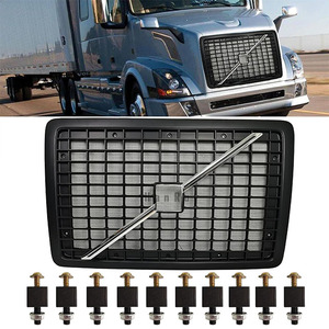 Belmor BS-2176-1 Black Bug Screen For Volvo VNL 2003-2017 - Grille Protection Cover