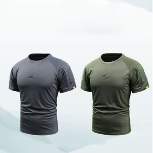 <span class=keywords><strong>T</strong></span>-<span class=keywords><strong>shirt</strong></span> Tattica all'ingrosso con Collo a O o Collo Pieghevole - Product Image 6
