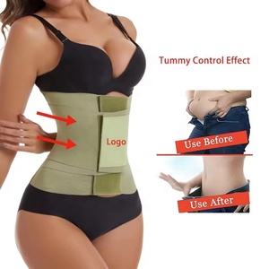 Fascia Modellante Sportiva Colombiana da <span class=keywords><strong>Donna</strong></span> in Lattice Traspirante per Controllo Addominale e Sudorazione, Effetto Snellente Triplo - Product Image 3