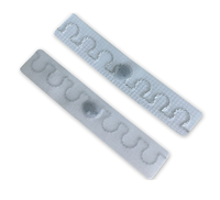 Etiqueta RFID UHF Lavable a Alta Temperatura para Ropa, 860-960MHz, Largo Alcance, 70*15mm, 9 Etiquetas Flexibles, Muestra Gratuita