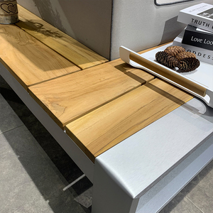 Ensemble <span class=keywords><strong>de</strong></span> canapés <span class=keywords><strong>de</strong></span> <span class=keywords><strong>jardin</strong></span> Sigarten, meubles <span class=keywords><strong>de</strong></span> patio en aluminium et teck, meubles d'extérieur - Product Image 2