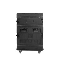 19 "260/390mm VENTE CHAUDE HAUTE QUALITÉ 8U 12U 14U 16U AMPLIFICATEUR RACK CASE FLIGHT CASE Boîtier en plastique